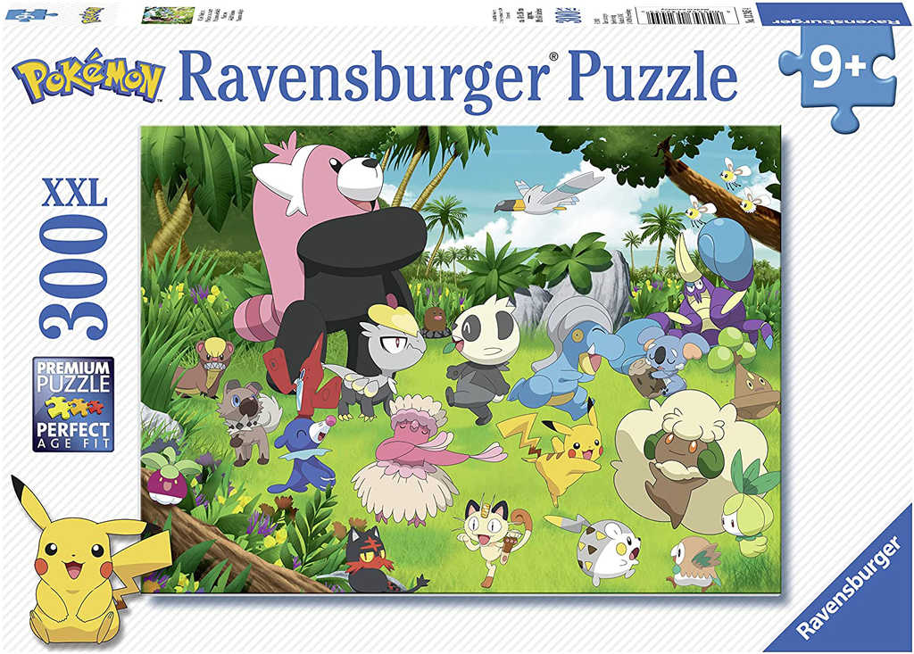 RAVENSBURGER Puzzle XXL Divocí Pokémoni 49x36cm skládačka 300 dílků