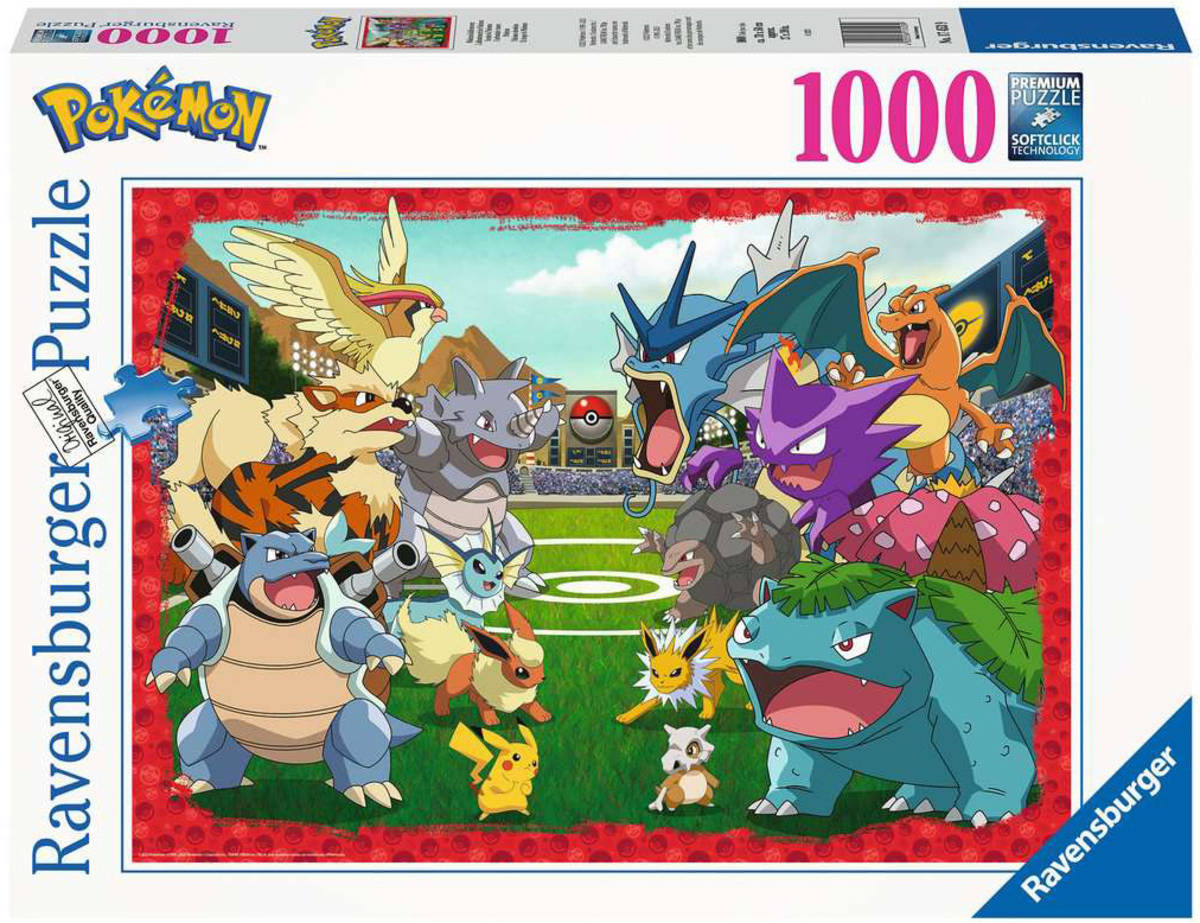 RAVENSBURGER Puzzle Pokémon Poměr síly 1000 dílků 70x50cm skládačka